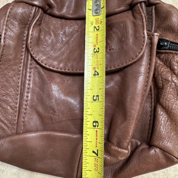 Vintage High End Brown Leather Dominis Pello Hip Pack Fanny Pack MINTY Rare Bag - Picture 9 of 9